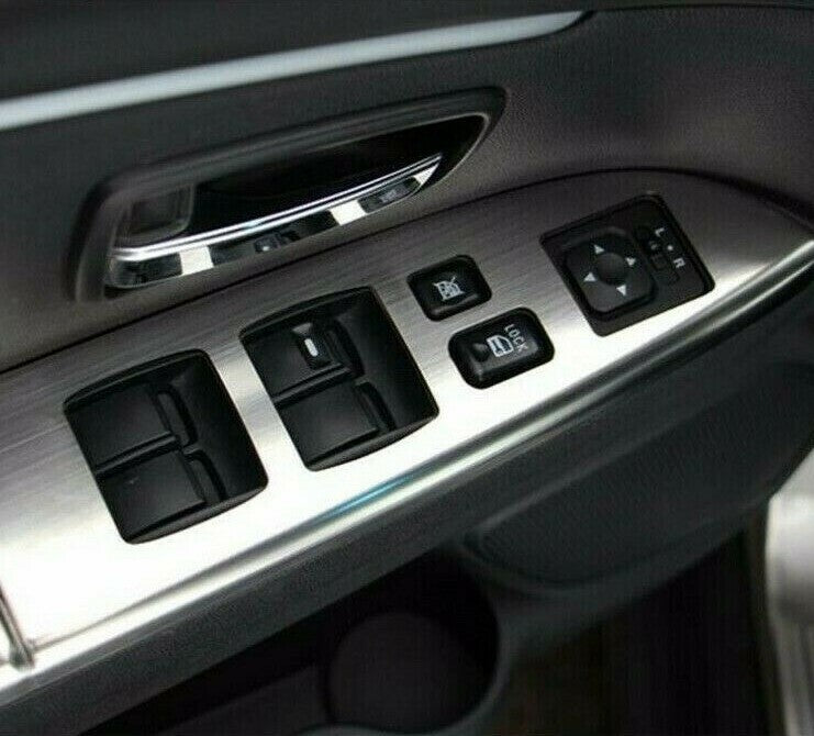 Passend für Edelstahl Fensterheber Blenden Rahmen Passend Für Mitsubishi Asx Outlander