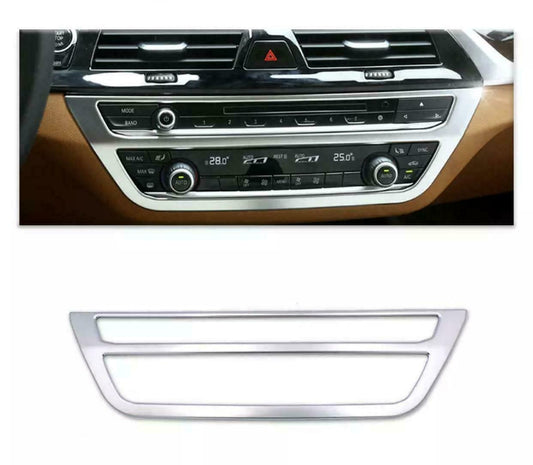 Passend für Radio Klima Rahmen Blende Abdeckung Chrome Matt Optik Passend Für BMW X3 G01