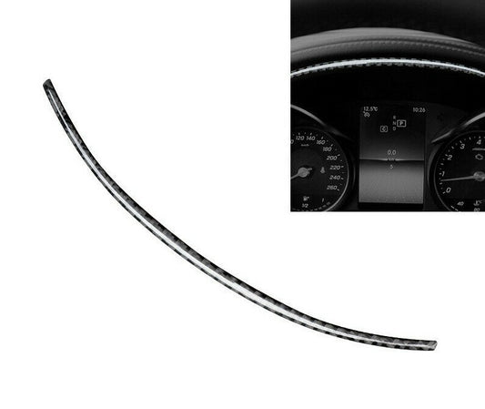 Passend für Mercedes W205 C180 C200 C260 GLC Tacho Cockpit Rahmen Blende Carbon