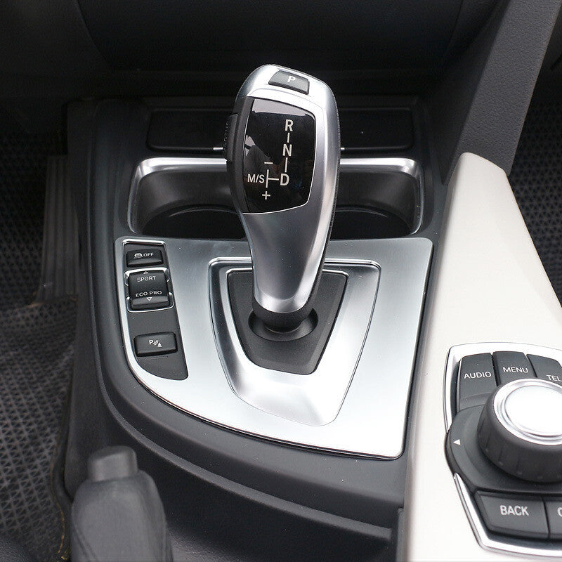Passend für BMW 3 F30 ab 2013 Chromrahmen Blende Schaltung Rahmen Mittelkonsole