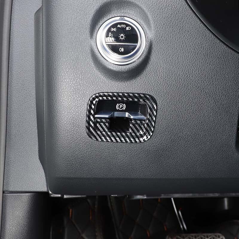 Passend für Mercedes C Class W206 Handbremse Blende Abdeckung Rahmen Carbon