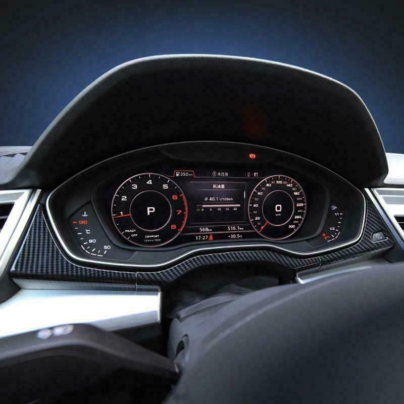 Passend für Lenkrad Rahmen Blende Abdeckung Carbon Optik Passend Für Audi Q5 SQ5 FY TDI TFSI