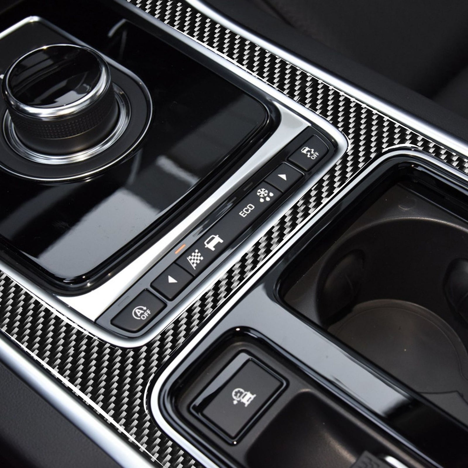 Passend für Jaguar F-Pace X761 Mittelkonsole Blenden Abdeckung Carbon