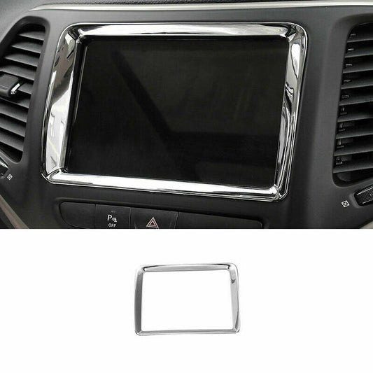 Passend für Jeep Cherokee Display Rahmen Abdeckung Blenden Tuning