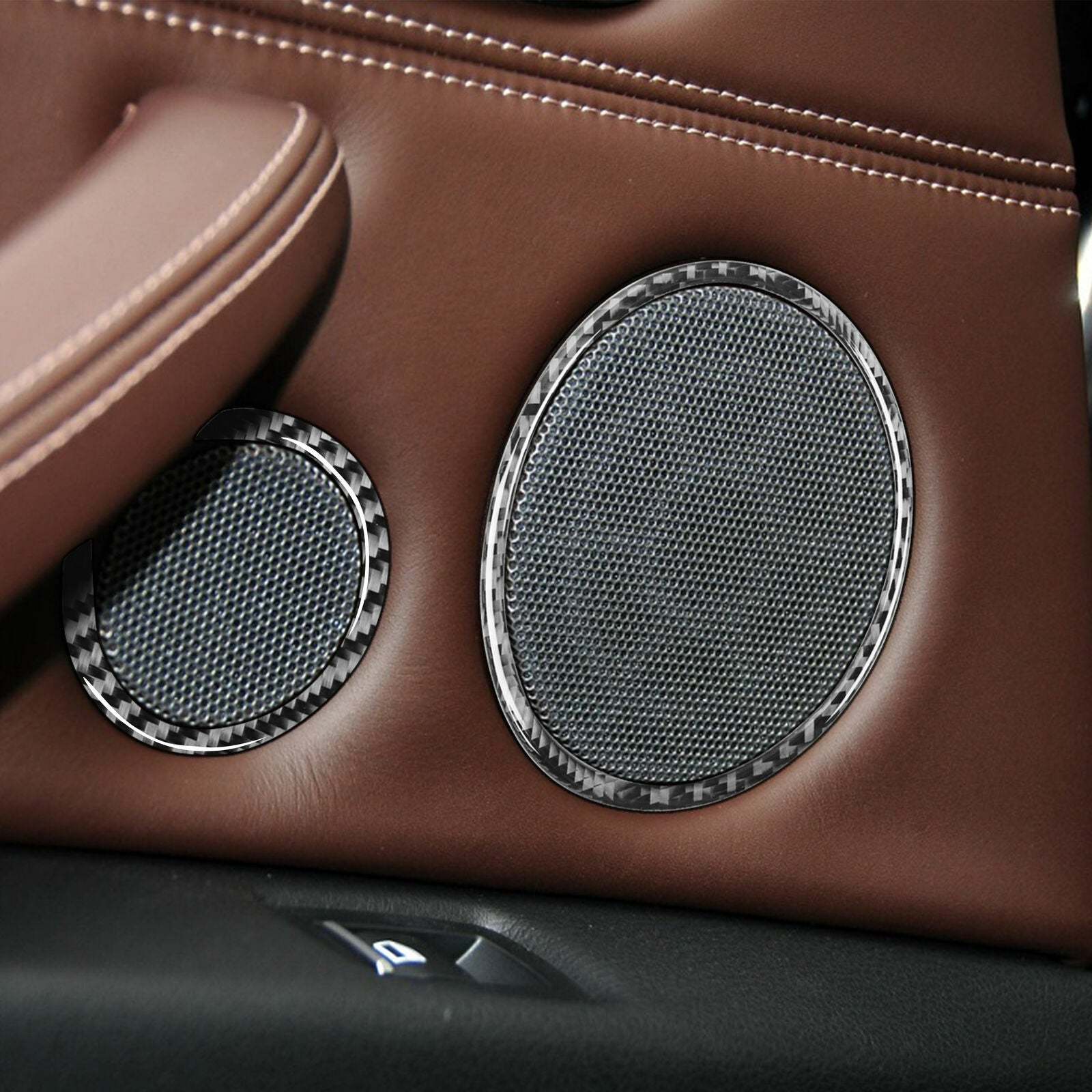 Passend für BMW X5 X6 F15 F16 2014-2017 Lautsprecher Blenden Rahmen Abdeckung