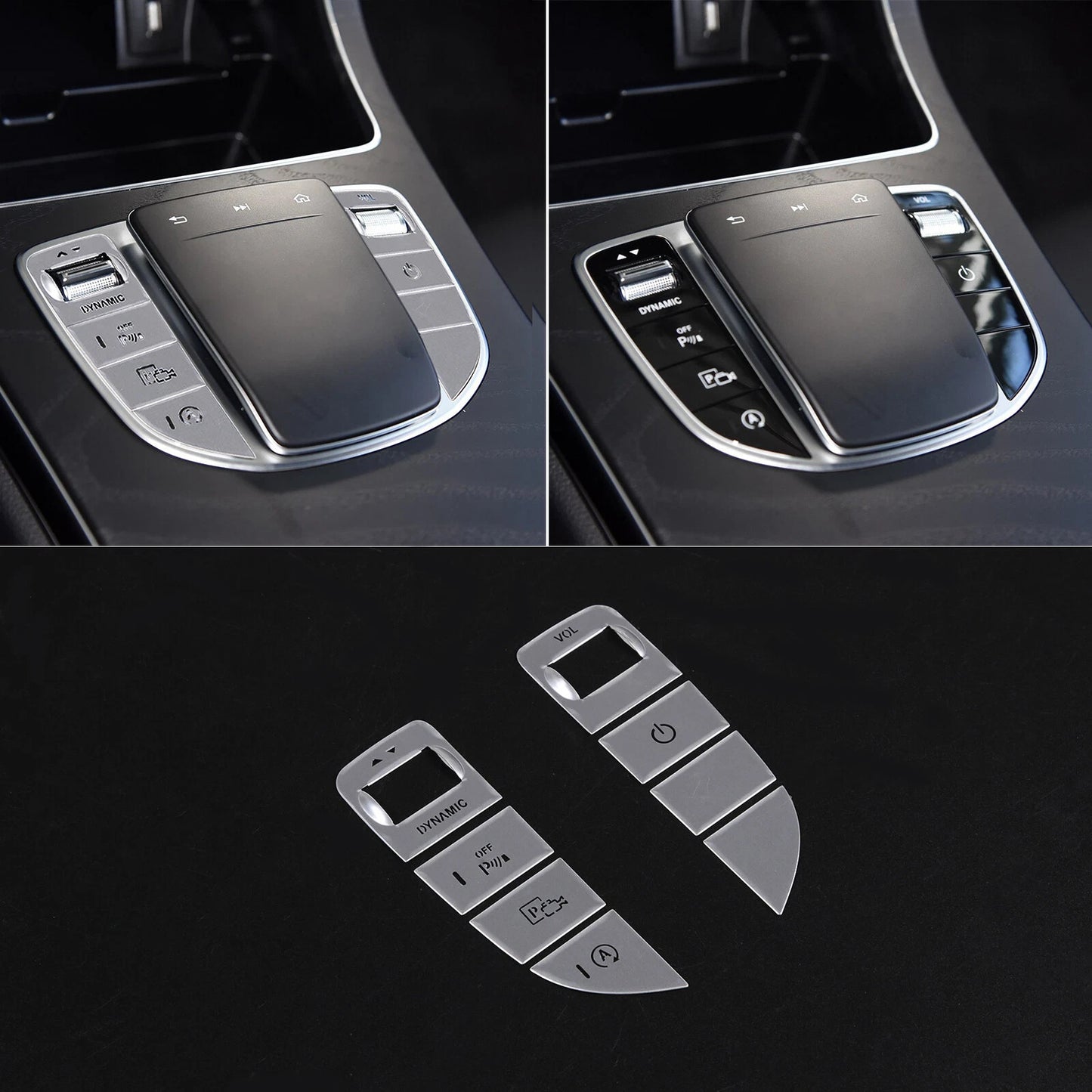 Passend für Mercedes C-Klasse W205 Mittelkonsole Blende