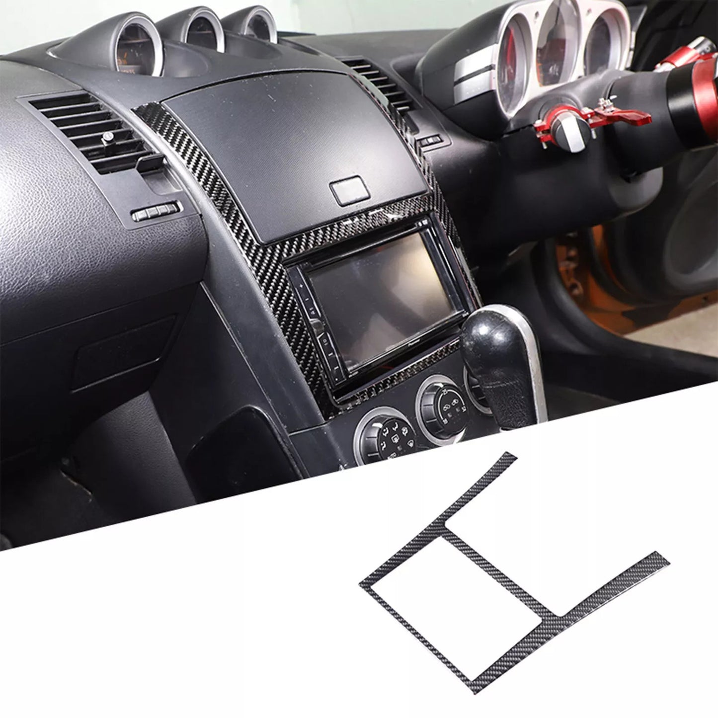 Passend für Nissan 350Z 2003-2006 Navigation Blende