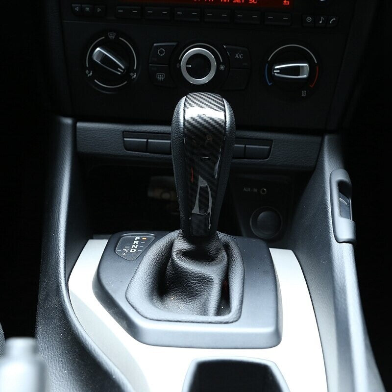 Passend für BMW 3 E90 Carbon Mittelkonsole Schaltknauf Getriebe Blende Rahmen