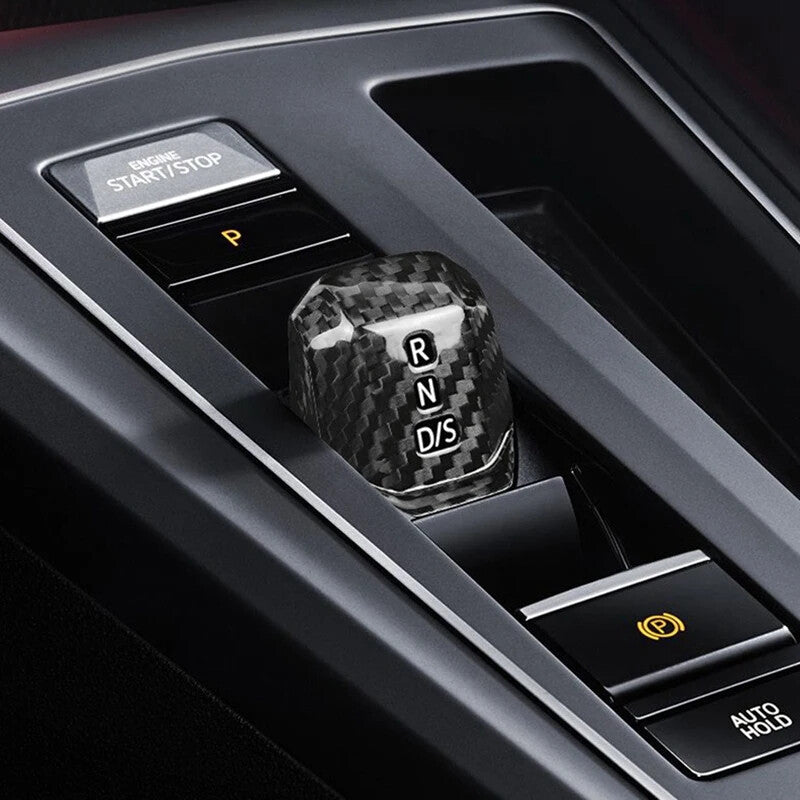 Passend für VW Golf 8 Schalthebel Blende Carbon Abdeckung