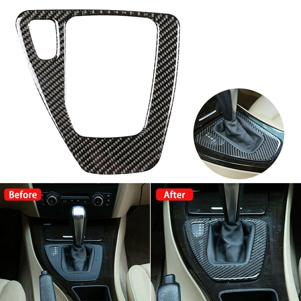 Passend für BMW 3 E90 E92 E93 Schaltung Blende Abdeckung Rahmen Carbon