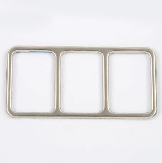 Passend für Mitsubishi Outlander Edelstahl Blende Abdeckung Knöpfe Buttons