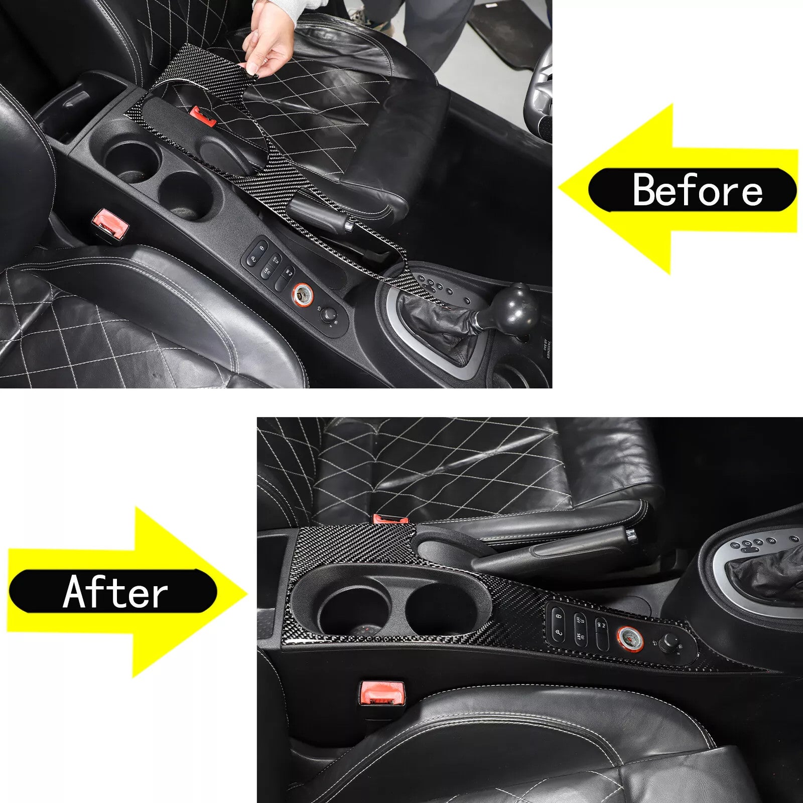 Passend für Seat Leon 2008-2012 Mittelkonsole Blende