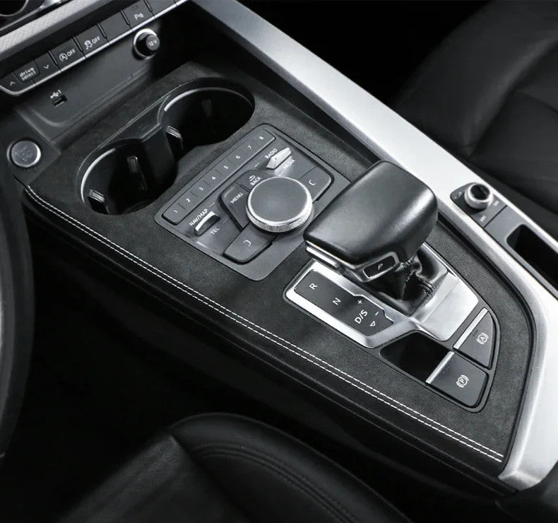 Passend für Audi A4 B9 A5 Mittelkonsole Abdeckung Wildleder Blende