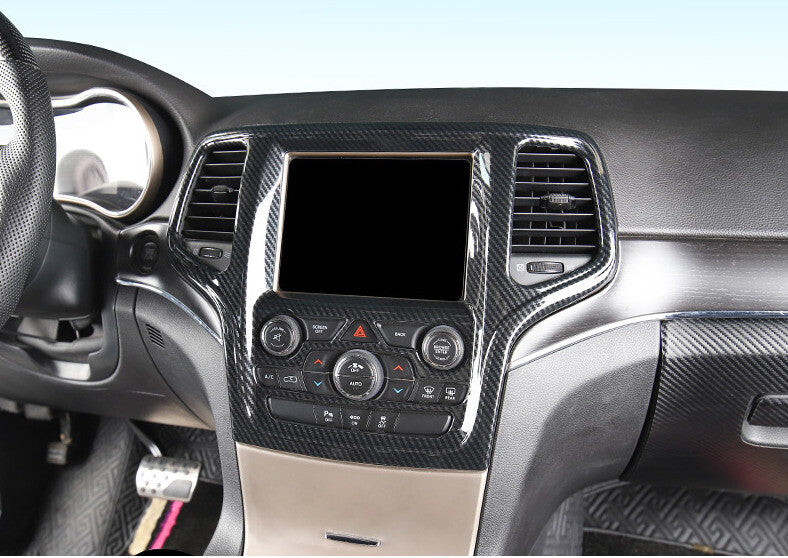 Passend für Jeep Cherokee Display Abdeckung Blenden Rahmen Tuning