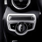 Passend für Mercedes Benz W205 GLC Lichtschalter Schalter Chrom Edelstahl Blende