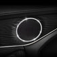 Passend für Mercedes GLC X253 C Class W205 Lautsprecher Blenden Rahmen Silber