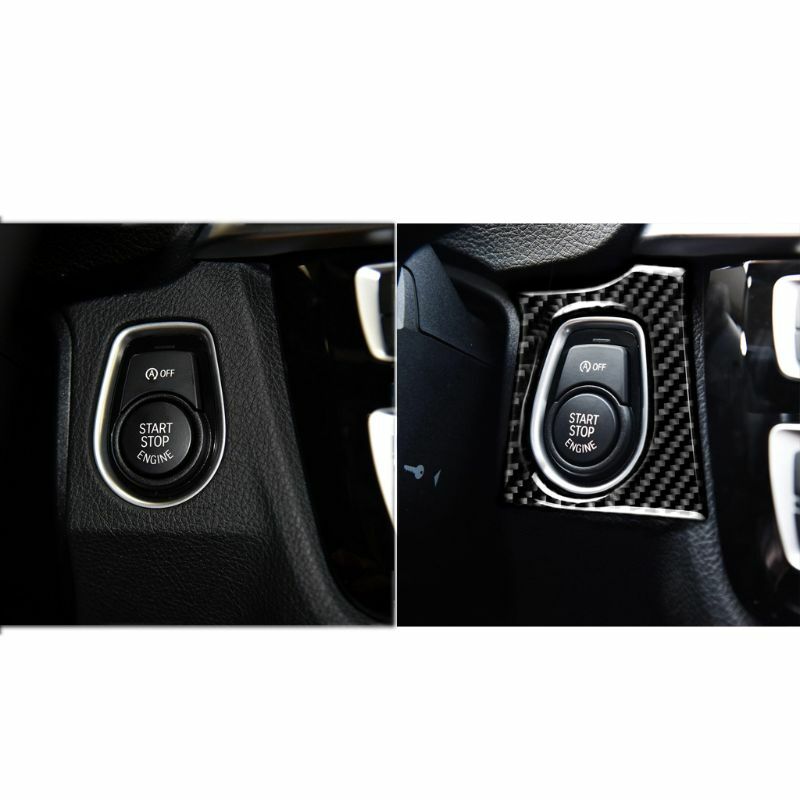 Passend für BMW 3 Series F30 F32 F34 Start Stop Knopf Button Carbon Blende