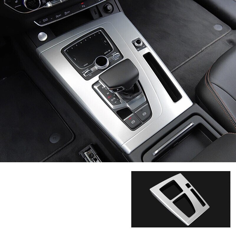 Passend für Schalttafel Mittelkonsole Blende Rahmen Abdeckung Silber Passend Für Audi Q5 SQ5