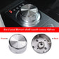 Passend für Land Rover Discovery Range Rover Multimedia Blende Rahmen Silber