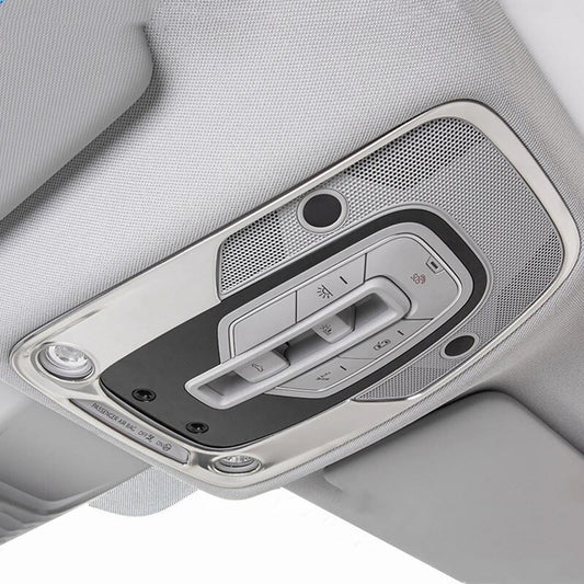 Passend für Audi Q5 Lichtschalter Konsole Zierrahmen Blende aus Edelstahl
