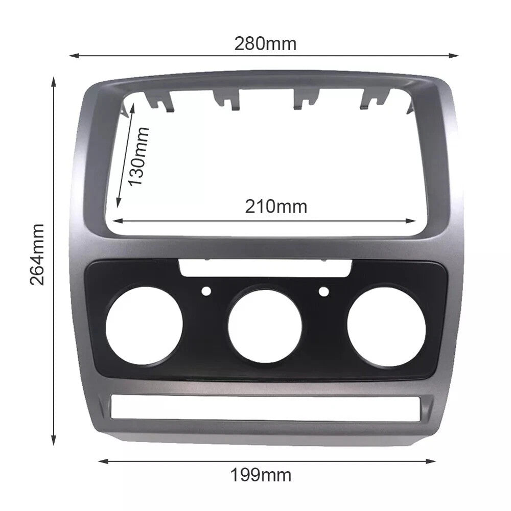 Passend für Skoda Octavia Neu 2013 Radio Blende