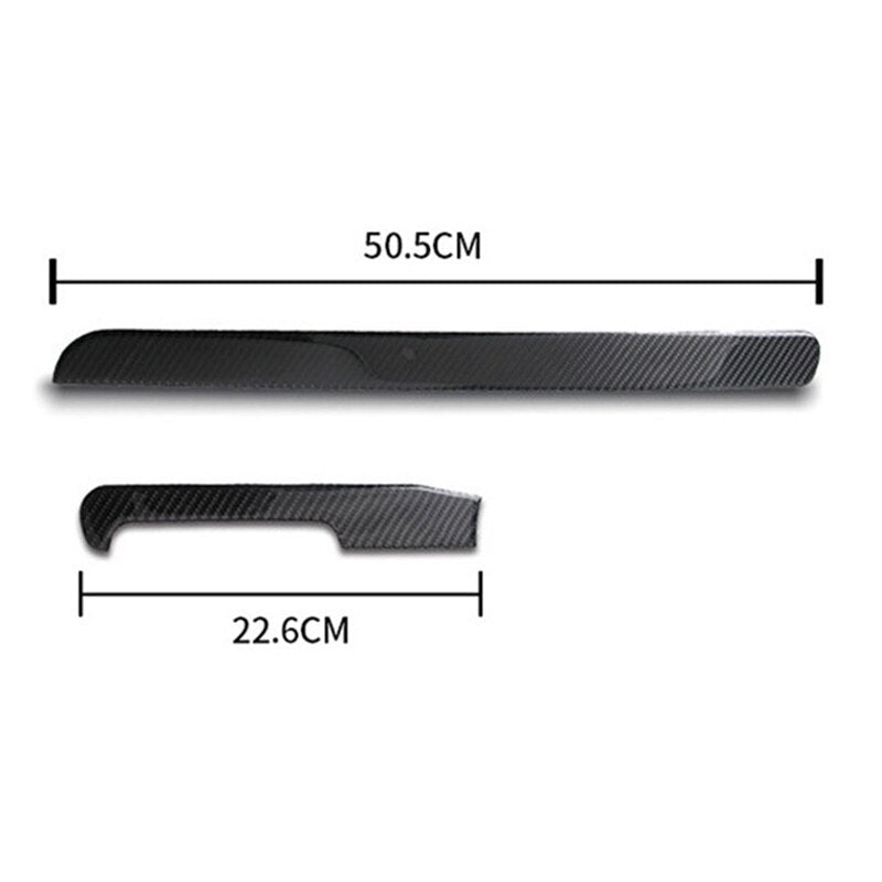 Passend für VW Golf 6 2008-12 Lichtschalter Blenden Abdeckungen Rahmen Carbon