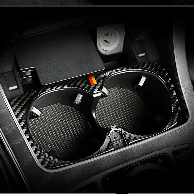 Passend für Mercedes C Klasse W205 Mittelkonsole Blende Rahmen Abdeckung Carbon