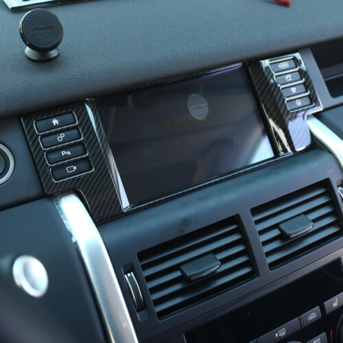 Passend für Land Rover Discovery Display Mittelkonsole Blenden Abdeckung Carbon