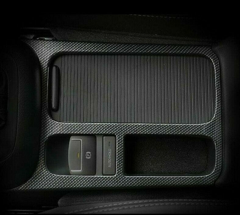 Passend für Mittelkonsole Carbon Rahmen Becherhalter Blende Passend Für VW Tiguan 2010-2016