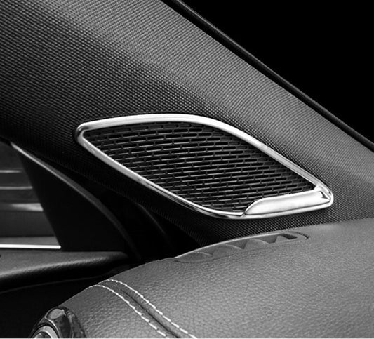 Passend für Mercedes A Klasse Lüftung Blende Abdeckung Rahmen Silber