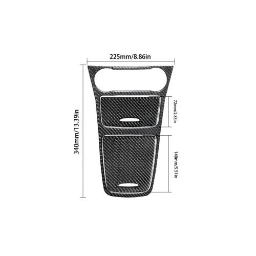 Passend für Mercedes CLA GLA 2014-18 Mittelkonsole Blenden Abdeckung Carbon