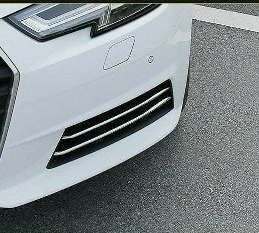 Passend für Audi A4 B9 Kühlergrill Blenden Rahme Zierblenden für Front Grill