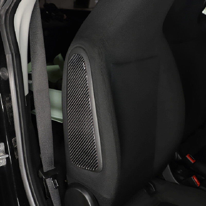Passend für Smart Fortwo Sitz Blenden Abdeckung Rahmen Carbon