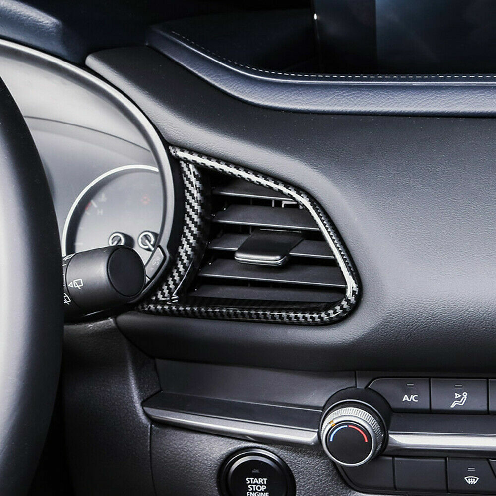 Passend für Mazda CX30 Lüftungsdüsen Blenden Abdeckung Zierrahmen Carbon