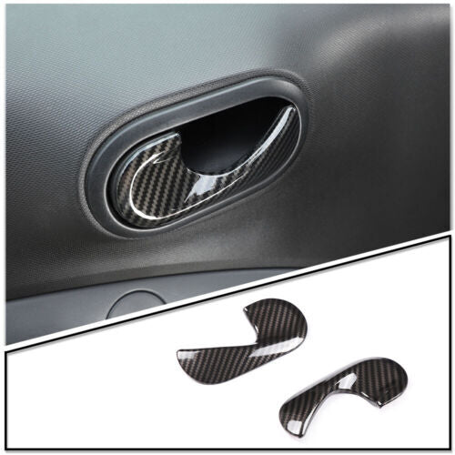 Passend für Smart Fortwo 453 Türgriffe Blenden Abdeckung Carbon