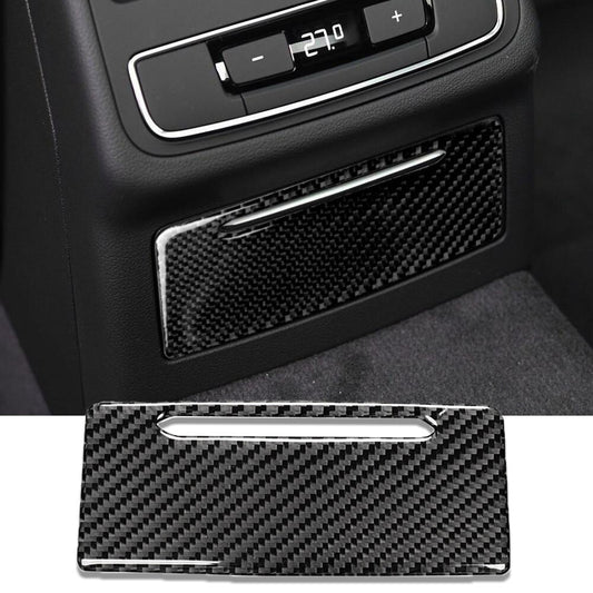 Passend für Audi A4 B9 2017-19 Aufbewahrungsbox Blende Abdeckung Rahmen Carbon