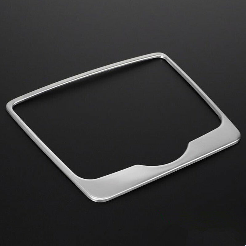 Passend für Audi A4 B9 Multimedia Rahmen Blende aus Edelstahl Zierrahmen