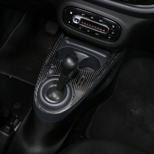 Passend für Smart Fortwo 453 Mittelkonsole Blenden Abdeckung Carbon