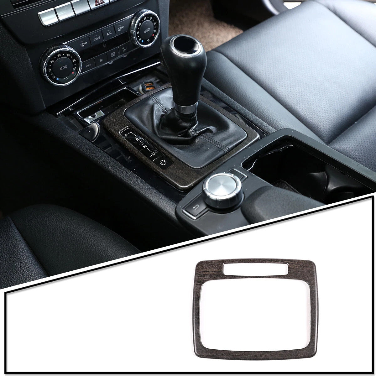 Passend für Mercedes W204 2008-2013 Mittelkonsole Blende