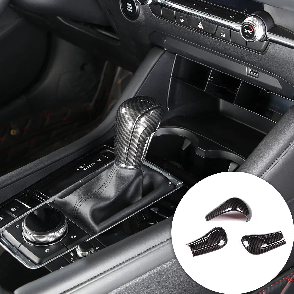 Passend für Mazda 3 2020-2022 Gangschaltung Blende