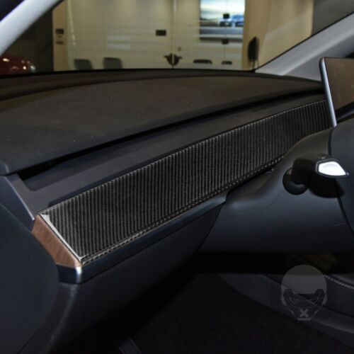 Passend für Tesla Model 3 Model Y Armaturenbrett Blenden Abdeckung Carbon