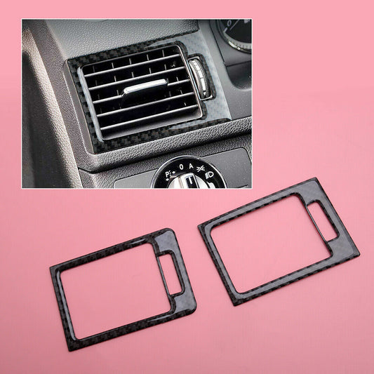 Passend für Mercedes C W204 2007-10 2x Klimaanlage Lüftungsgitter Blende Rahmen