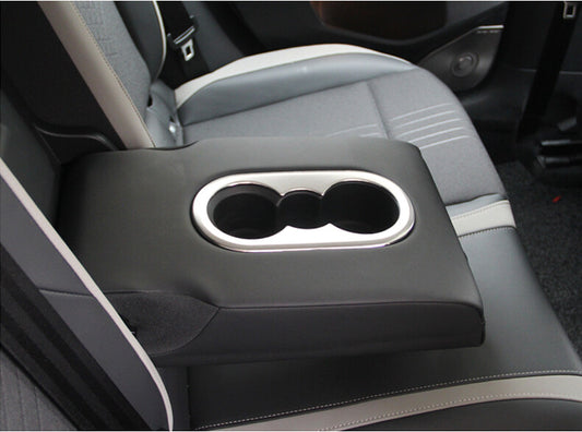 Passend für VW Golf 8 MK8 Becherhalter Blenden Abdeckung Rahmen Silber