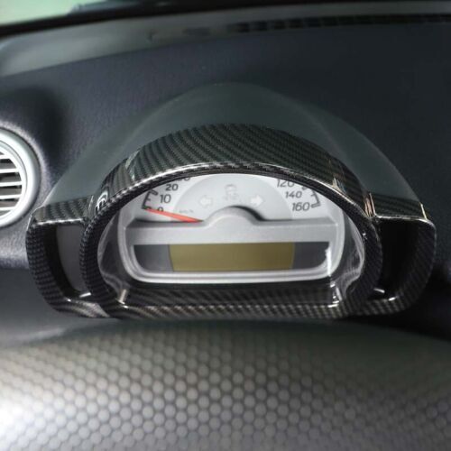 Passend für Smart Fortwo 451 Tacho Blenden Abdeckung Carbon