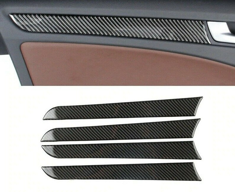 Passend für Audi A4 B8 Türblenden Leisten in Carbon Zierleisten Tuning