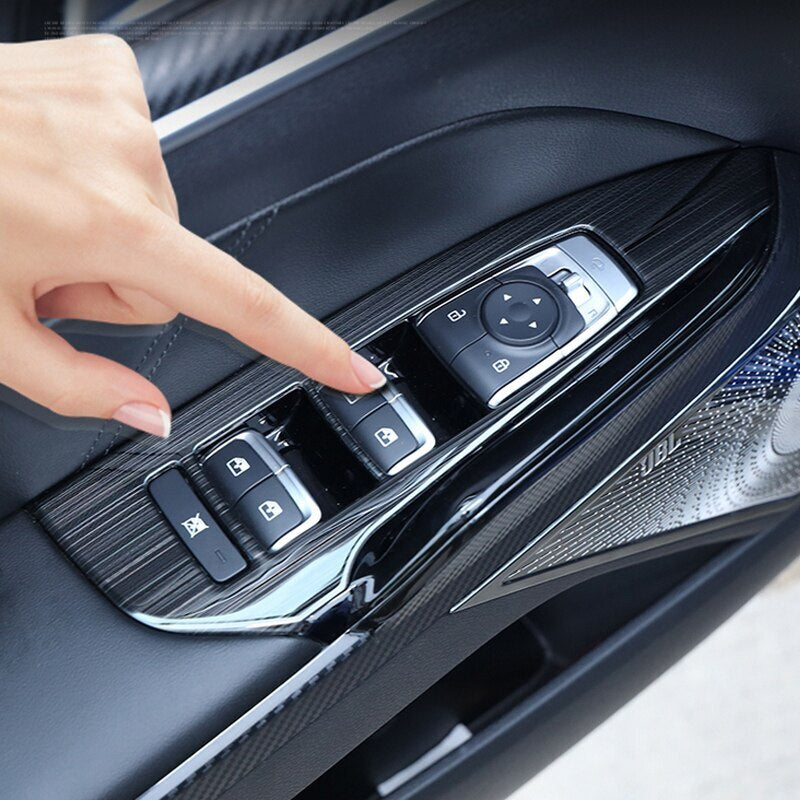 Passend für Kia Optima K5 2020-21 Fensterheber Blenden Abdeckungen Rahmen