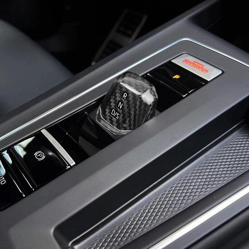 Passend für VW Golf 8 Schalthebel Blende Carbon Abdeckung