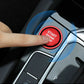 Passend für Start Stop Ring Abdeckung Alu Rot Passend Für VW Golf 7 Passat B8