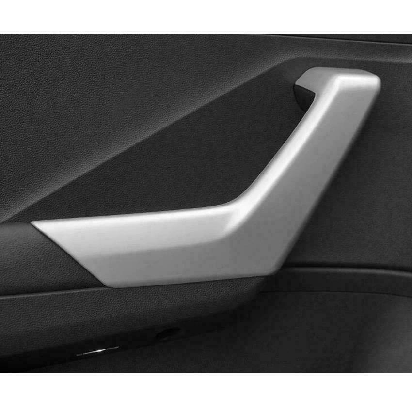 Passend für Handgriffe Blende Abdeckung Rahmen Silber Passend Für VW T-Roc TDI TSI Rline