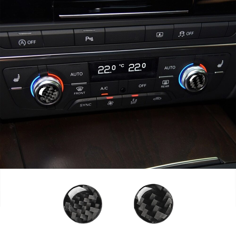 Passend für Audi A6 C7 A7 4G8 2012-18 Klima Regler Blenden Abdeckung Tuning